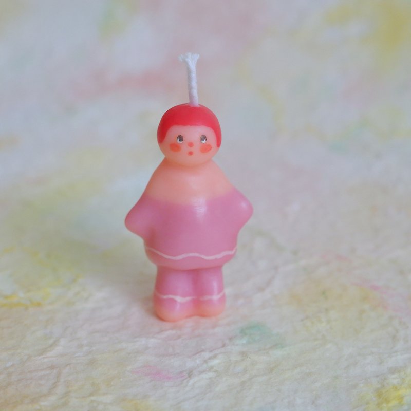 Handmade aromatherapy candle for little baby with red hair - เทียน/เชิงเทียน - ขี้ผึ้ง 