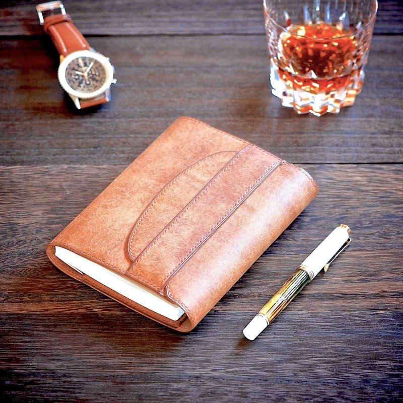 Hobonichi Techo Original Leather Cover Cognac - Notebooks & Journals - Genuine Leather Brown