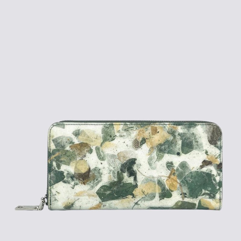 Vegan Zip Around Wallet Camouflage 設計館 THAMON 皮夾/長短夾/錢包 Pinkoi