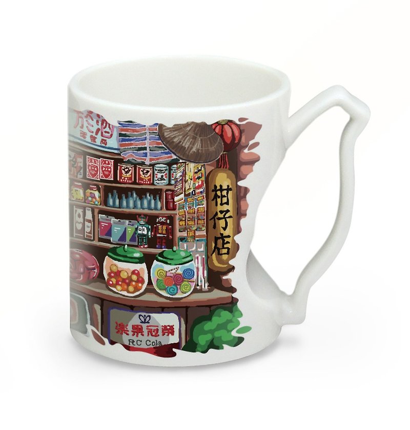 台灣特色系列馬克杯-柑仔店 - 咖啡杯/馬克杯 - 其他材質 