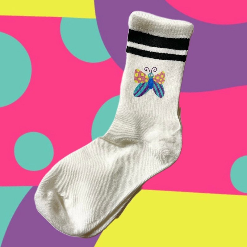 チョウチョウ　靴下 - 襪子 - 棉．麻 多色
