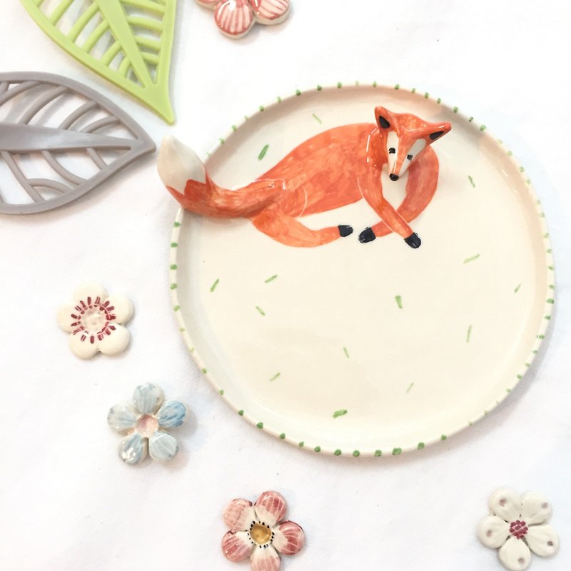 Fast fox - 擺飾/家飾品 - 瓷 橘色
