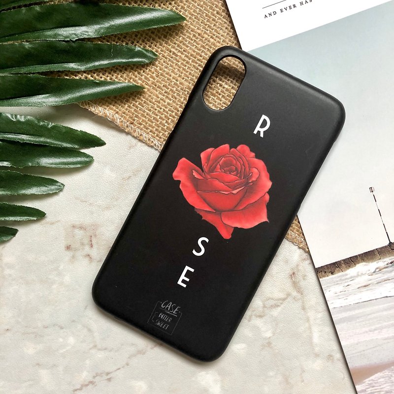 Rose red #02 :: collection - 手機殼/手機套 - 塑膠 