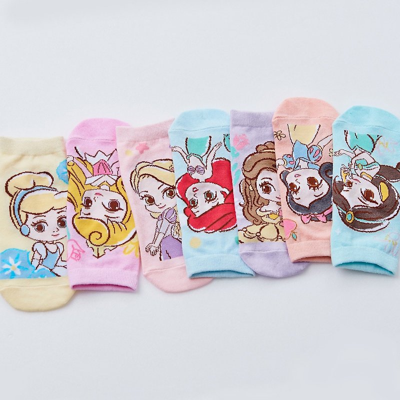 [ONEDER Wanda] Disney Disney Princess Children's Socks The Little Mermaid Frozen Elsa Socks - ถุงเท้า - วัสดุอื่นๆ 