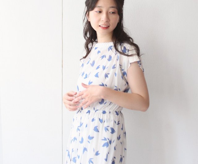 japanese chiffon dress