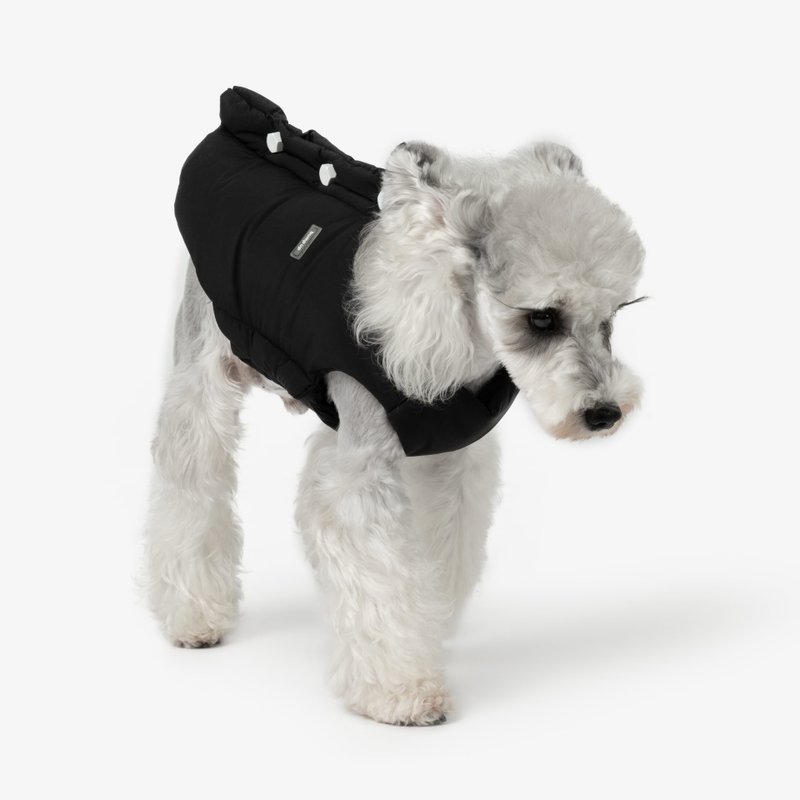 bump up【Bolts】Winter Vest for Small and Medium Dogs | Warm Puffer Jacket - Clothing & Accessories - Nylon Black