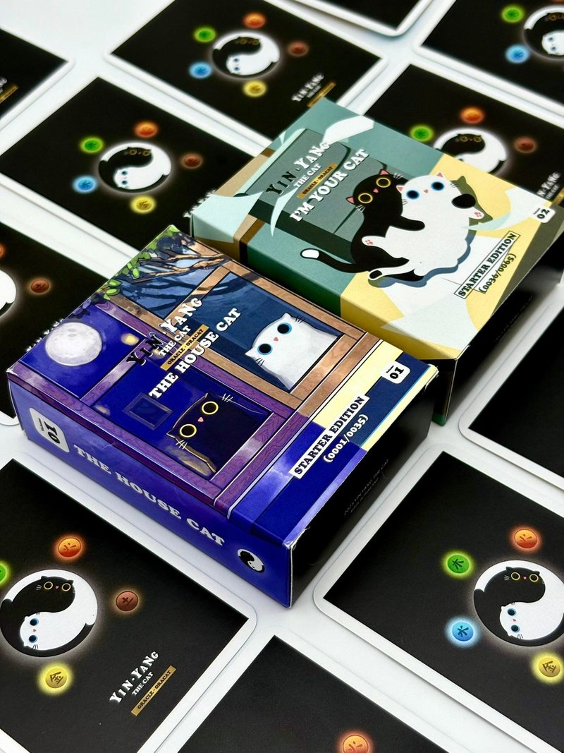 Promotion ORACLE ORACAT set The house Cat (volume1) &set I'm your cat (volume2) - 卡片/明信片 - 紙 多色