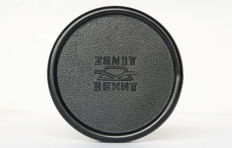 Original front protective cap 42mm for Jupiter-8 plastic KMZ USSR - กล้อง - พลาสติก สีดำ