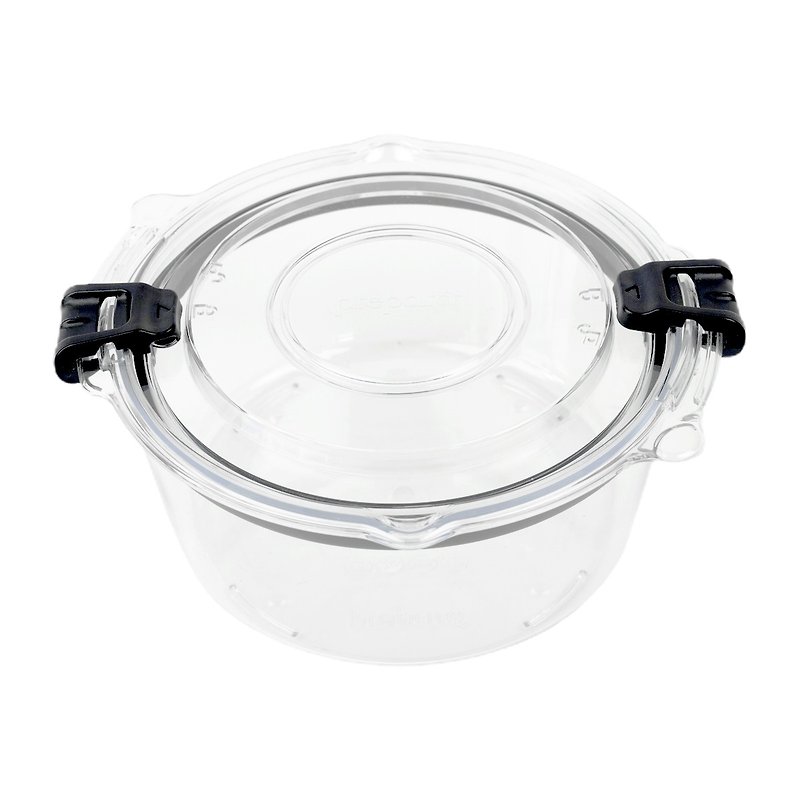 Latchlok Round 系列 TRITAN 圓形保鮮盒 (12號) - 1.25L - 便當盒/飯盒 - 塑膠 透明
