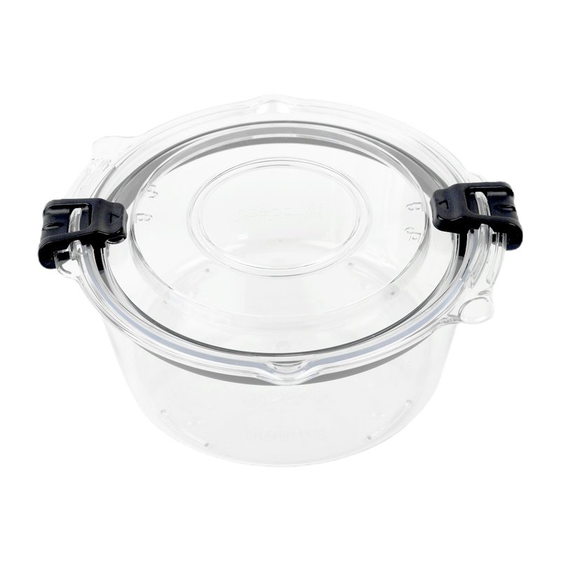 Latchlok Round Series TRITAN round crisper (No. 12) - 1.25L - Lunch Boxes - Plastic Transparent