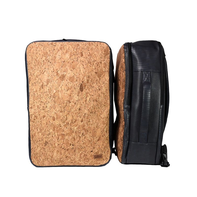 CORCO Cork Backpack - Navy - Backpacks - Waterproof Material 