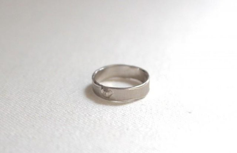 Obi Ring Silver Color Thin - General Rings - Other Metals Silver