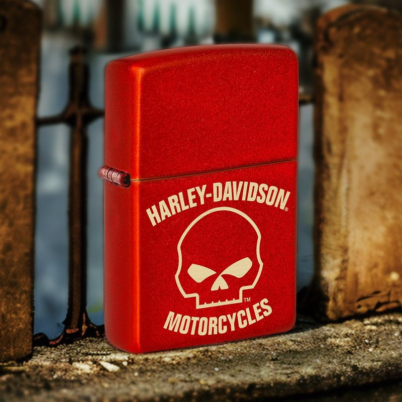 【ZIPPO官方旗艦店】Harley-Davidson 防風打火機 48603 - 其他 - 銅/黃銅 紅色