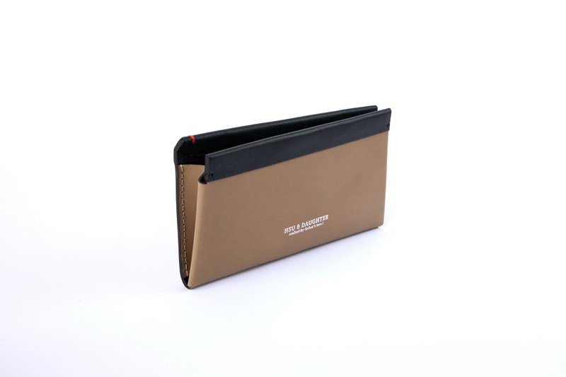 Handmade Course Slim Magnetic Long Clip | Wallet | Wallet | Leather | Genuine Leather | Gift - Leather Goods - Genuine Leather 