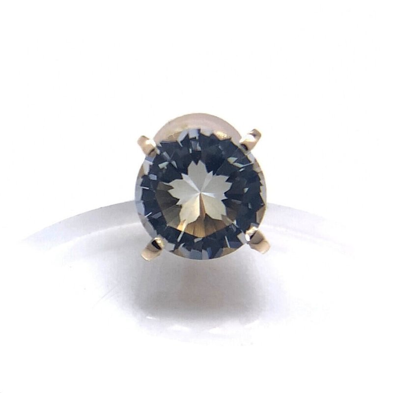 K10/ピアス ゴールド/桜 水晶/ゴールドアクセサリー/和風/和装/送料無料/日本製 - 耳環/耳夾/耳骨夾 - 貴金屬 金色