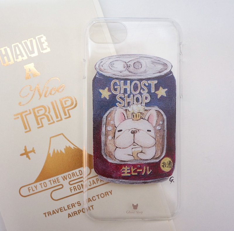 (Sold out) i7plus mobile phone case - Fubao draft beer / transparent - Phone Cases - Plastic Purple