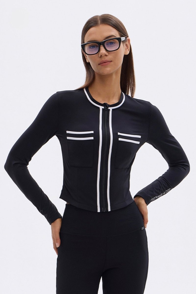 Line Series Sports Jacket - 女運動上衣/背心 - 其他材質 