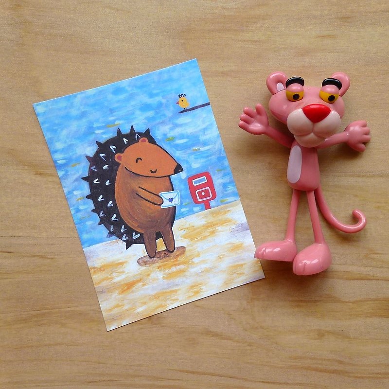 Postcard∣ Little Hedgehog - Cards & Postcards - Paper 