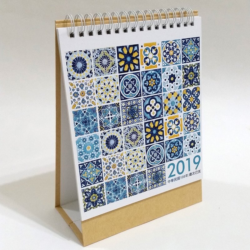 2019 Desk Calendar - ปฏิทิน - กระดาษ 