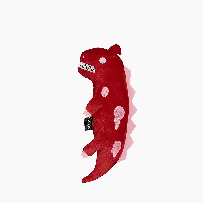 【tails&me x APUJAN】Catnip Toy—Fantasy Dinosaur Eric - Pet Toys - Other Man-Made Fibers Red