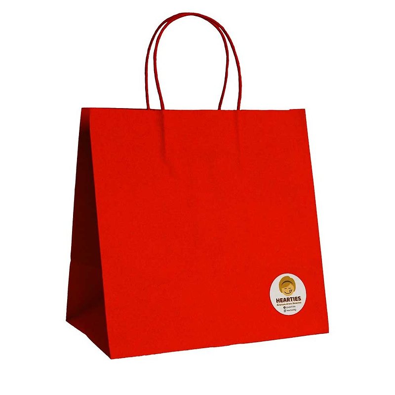【艷紅提袋】裝2包 6包爆米花 - 其他 - 紙 紅色
