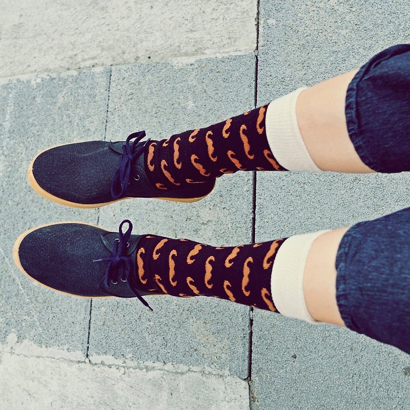 Tournament∣Coco Brown- Socks∣Made in Taiwan∣Antibacterial and Deodorizing - Socks - Cotton & Hemp Brown