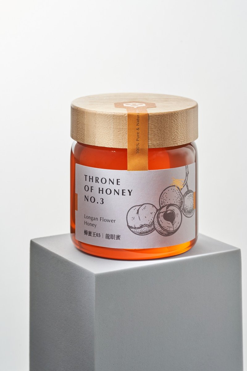Throne Of Honey NO.3  蜂蜜王03 龍眼蜜 - 蜂蜜/黑糖 - 玻璃 金色