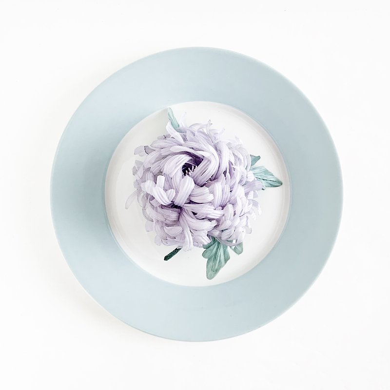 Corsage: Edogaku - drunken beauty - (purple) Edo chrysanthemum. - Corsages - Polyester Purple