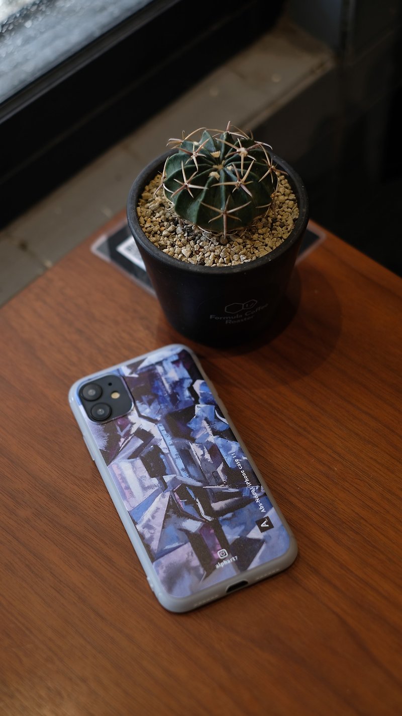 Alpha Creative Art Painting Phone Case You Full Version iPhone11 Limited - เคส/ซองมือถือ - อะคริลิค สีน้ำเงิน