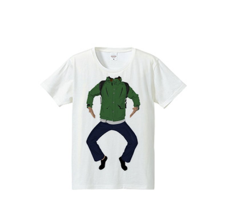 Mountain Parker Style　h G（4.7oz Tシャツ） - 中性衛衣/T 恤 - 棉．麻 綠色