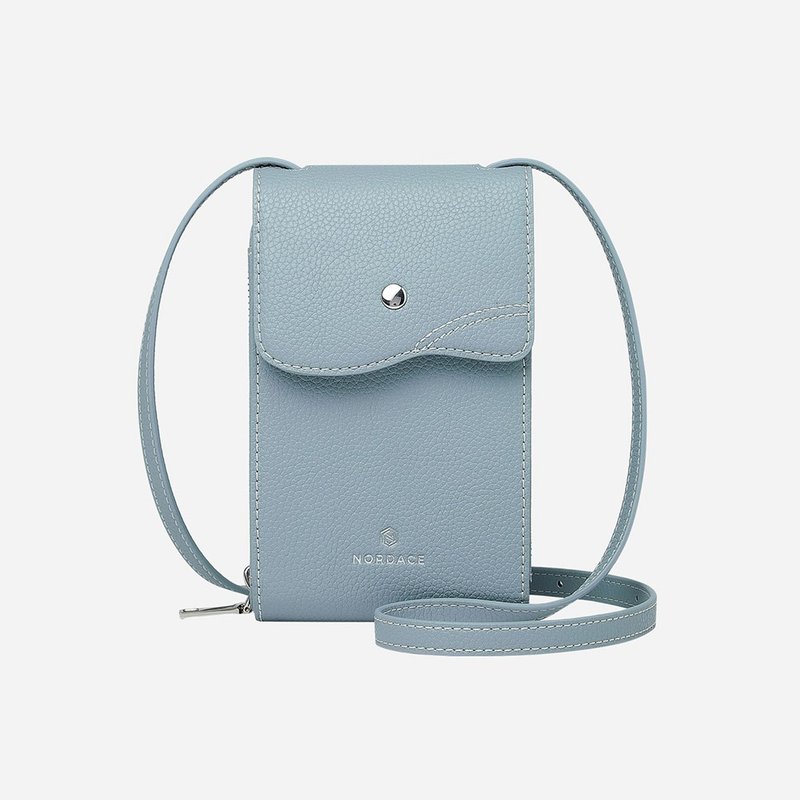 Pollina Vegan Leather Cell Phone Crossbody Bag - Aqua Blue | | Anti-RFID Theft Small Cell Phone Bag - Handbags & Totes - Faux Leather Blue