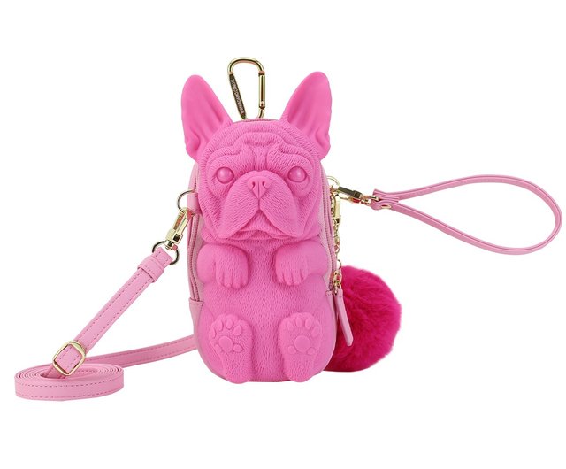 香港Adamo 3 D Bagフランス虎犬シングルショルダーバッグ闘牛犬
