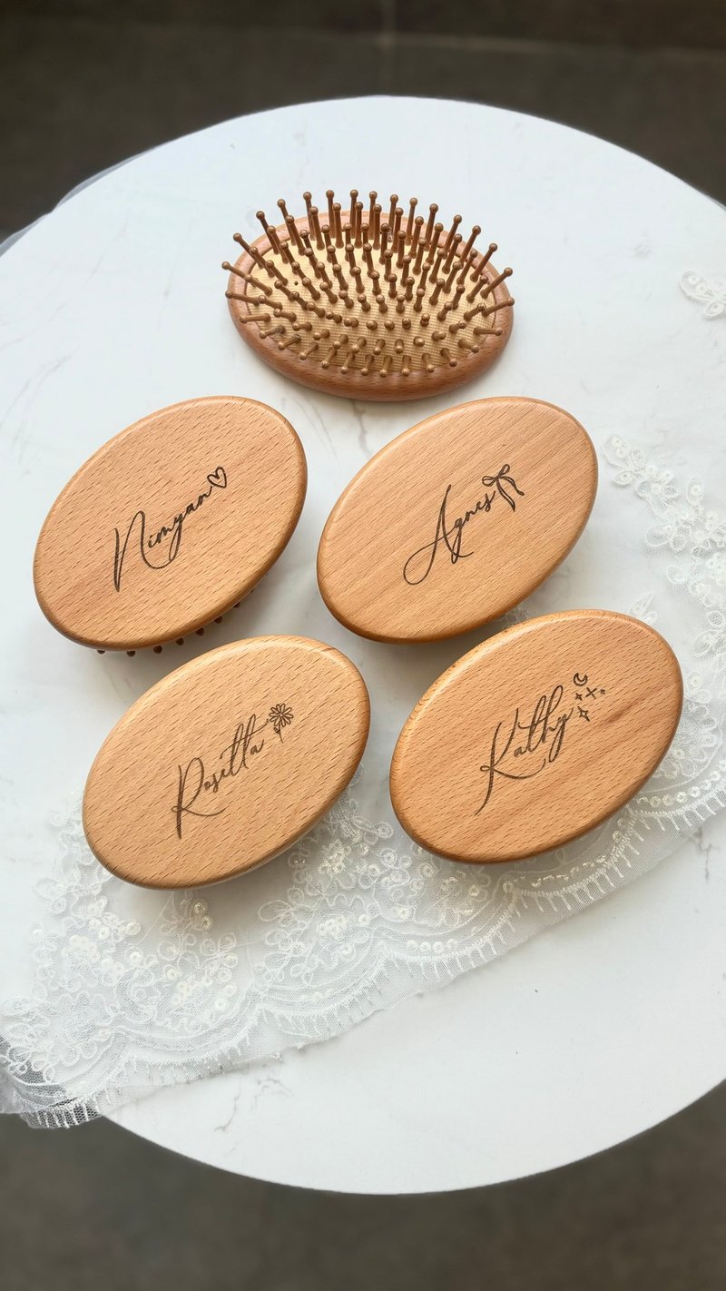 moonism 客製化名字氣墊梳 - 其他 - 其他材質 