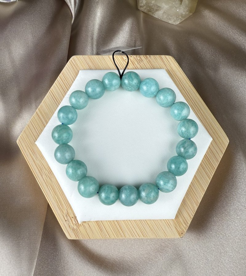 天河石 水晶手鍊 穩定情緒增強自信促進溝通 能量 禮物 送禮 療癒 - 手鍊/手環 - 水晶 綠色