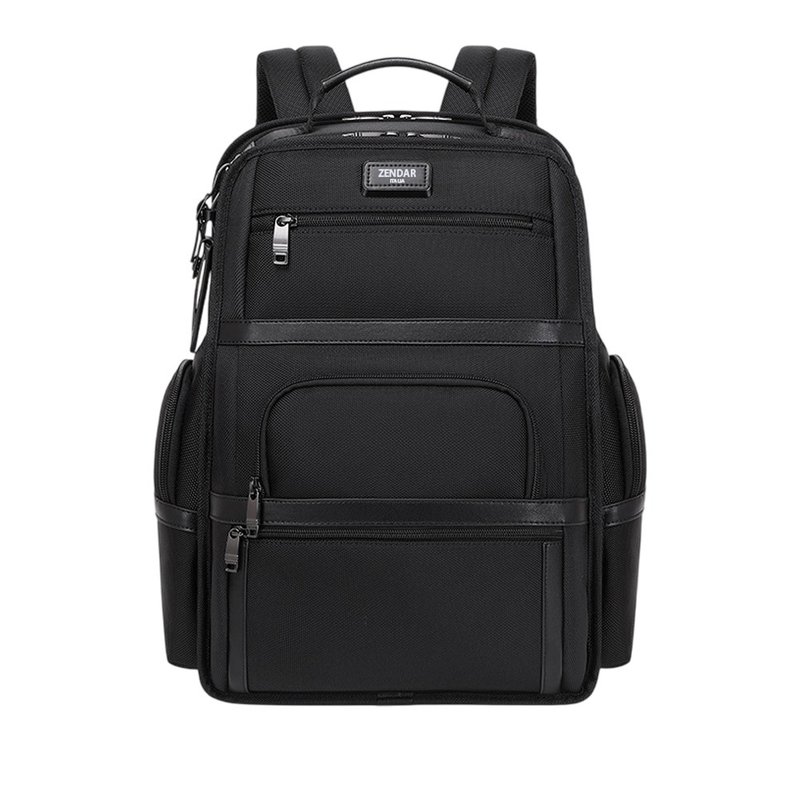 ZENDAR 限量3折 頂級高彈性尼龍商務電腦後背包 全新專櫃展示品 - 後背包/背包/書包 - 尼龍 黑色