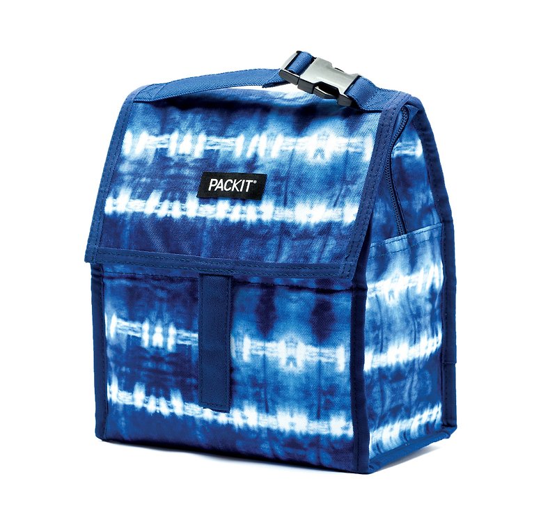 United States [PACKiT] ice cool multi-function refrigerated bag (deep sea wave) cold bag / breast milk bag - กระเป๋าคุณแม่ - วัสดุอื่นๆ 