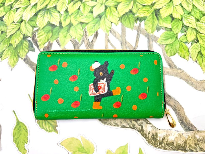 幸福設計農袋熊長夾 - 錢包/皮夾/長短夾 - 人造皮革 綠色