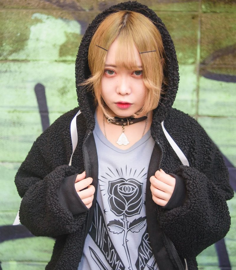 Boa parka/black/hellcatpunks/hcp-pk-0044 - เสื้อผู้หญิง - เส้นใยสังเคราะห์ สีดำ