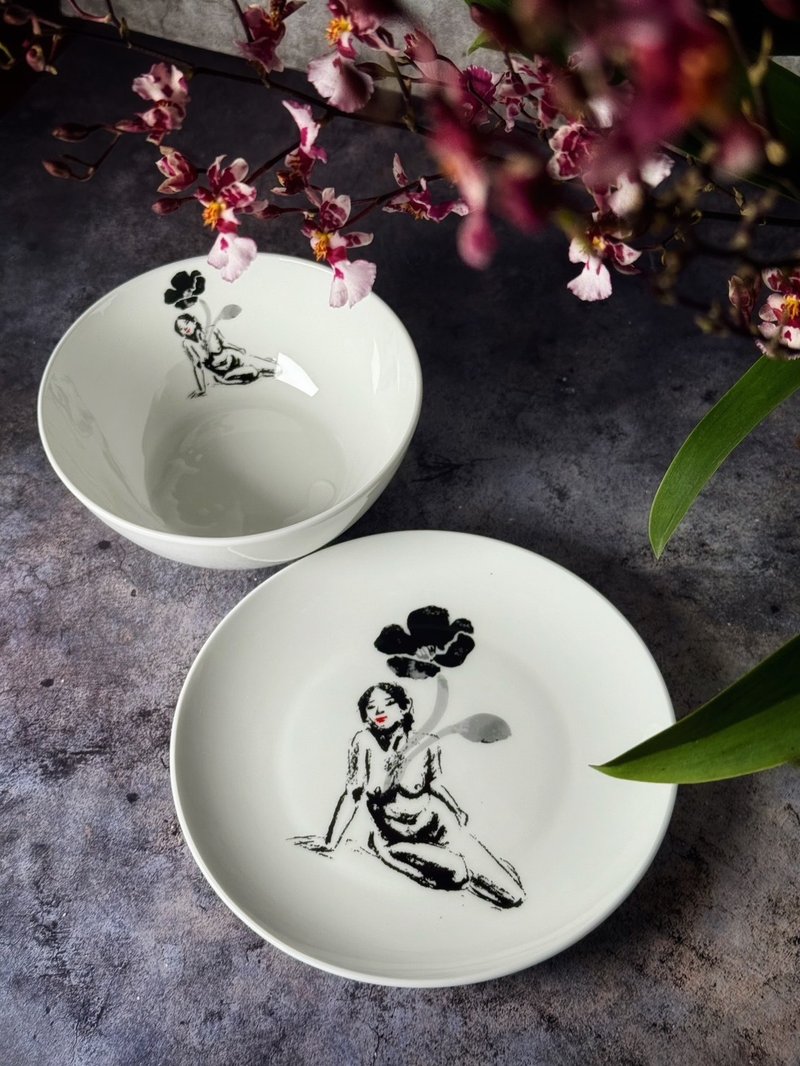 マンション（曼生）食器セット - 茶碗・ボウル - 磁器 ホワイト