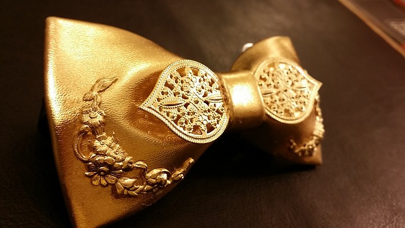 JIOU、ABENCO  ,黃子佼 ,Bow tie、限量手工領結、台灣原創設計、台灣花布、造型師配件、婚禮飾品、寵物領結 - 領呔/呔夾 - 真皮 