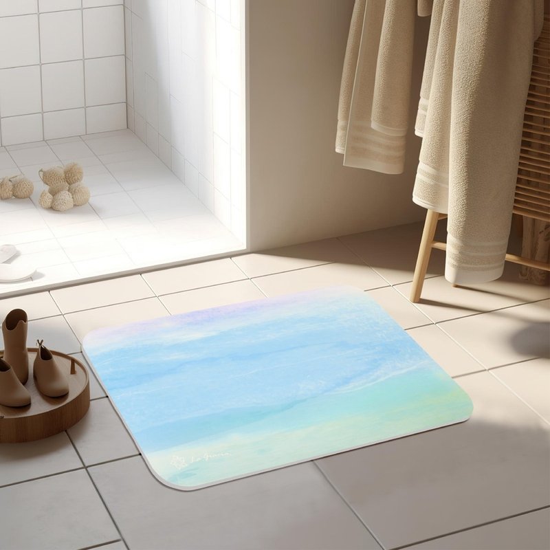 La gracia Thick Cut Teshu Water-Absorbent Floor Mat Soft Diatomaceous Earth Sunny Series - All Things Deep - พรมปูพื้น - วัสดุอื่นๆ หลากหลายสี