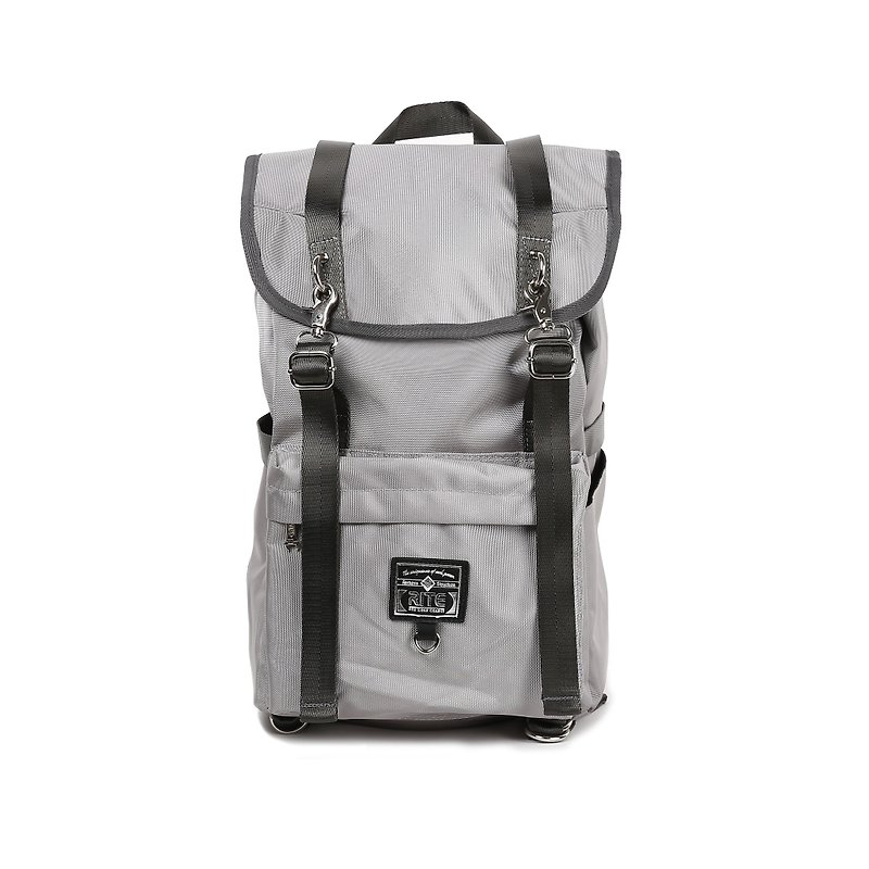 2016RITE Army BAGS (L) ║ ║ gray nylon - กระเป๋าเป้สะพายหลัง - วัสดุกันนำ้ สีเทา