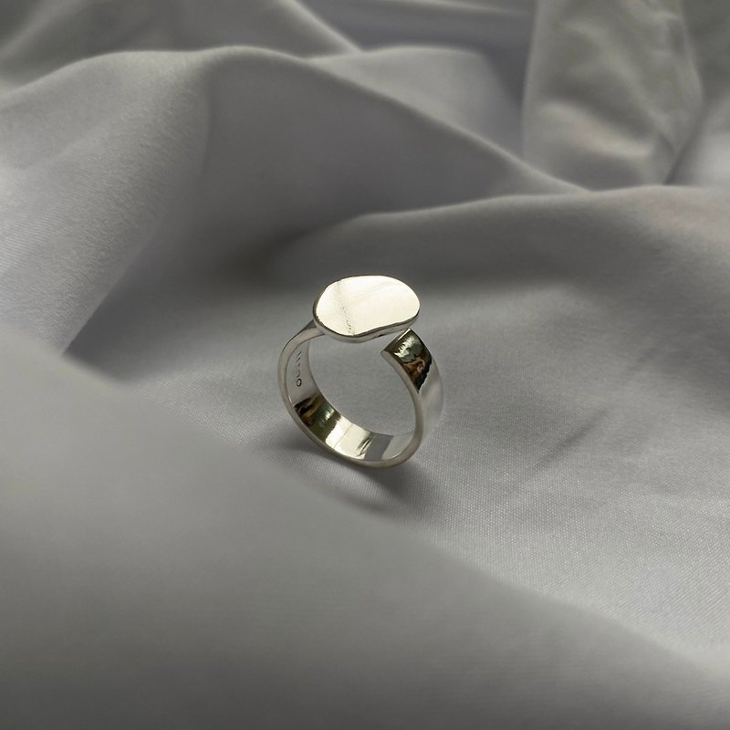 ring silver925 flat ring01 - แหวนทั่วไป - โลหะ 