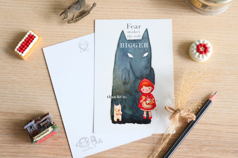 Little Red Riding Hood | Postcard - การ์ด/โปสการ์ด - กระดาษ 