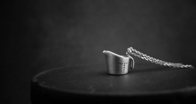 【臍加厝】烘焙系列│純銀大量杯項鍊 - 項鍊 - 純銀 