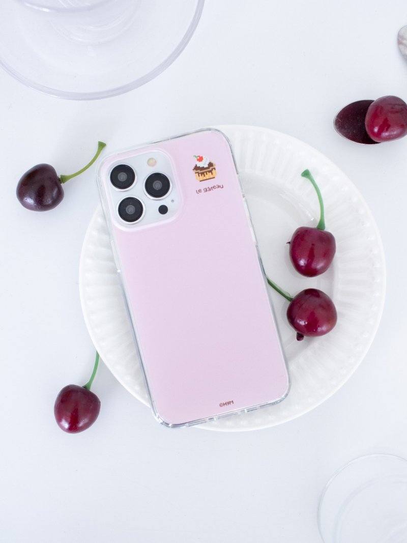 Le gâteau Clear iPhone case - 手機殼/手機套 - 塑膠 粉紅色
