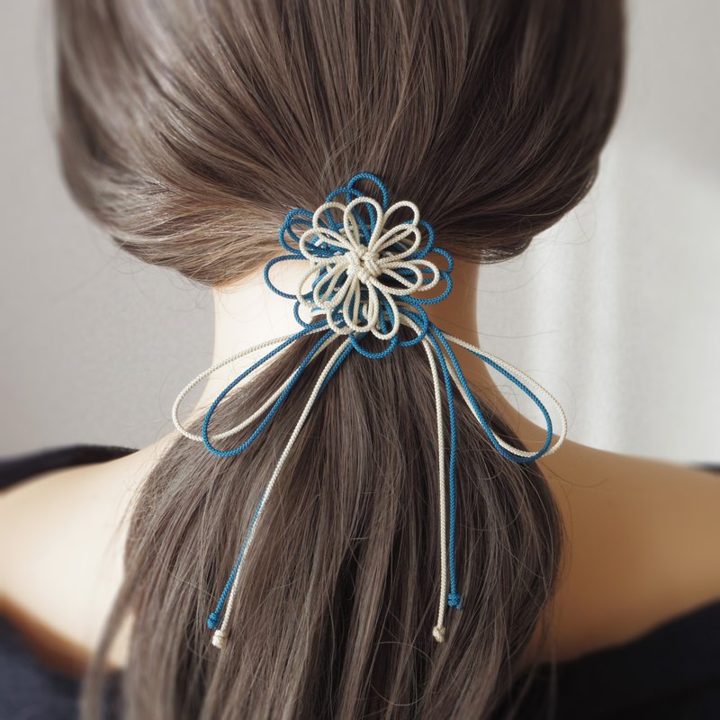 Hair Tie, You - เครื่องประดับผม - เส้นใยสังเคราะห์ สีน้ำเงิน