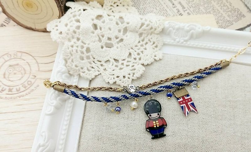 §HUKUROU§ British guards double braided bracelet - Bracelets - Other Metals 