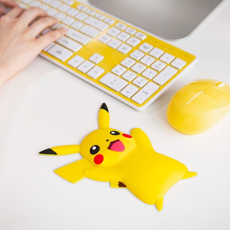 Bone 蹦克 / 寶可夢 造型手腕墊 滑鼠靠墊 護腕 下單送盲盒公仔 - 滑鼠墊 - 矽膠 多色