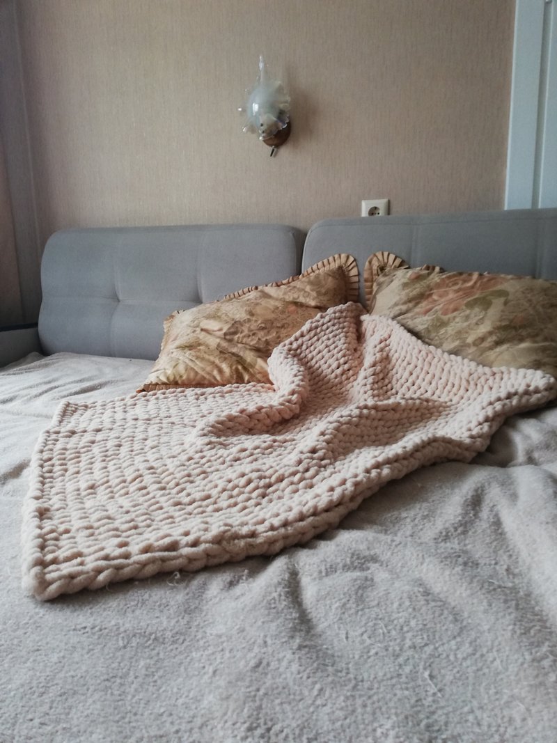 Receiving blanket pregnant friend baby bedspread stroller crib blanket - 嬰兒床/床圍/寢具 - 聚酯纖維 卡其色